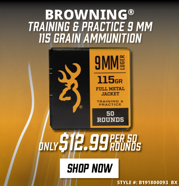 Browning 9mm Training